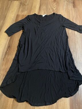 Carly Jean Los Angeles Black long sleeve Tunic Dress